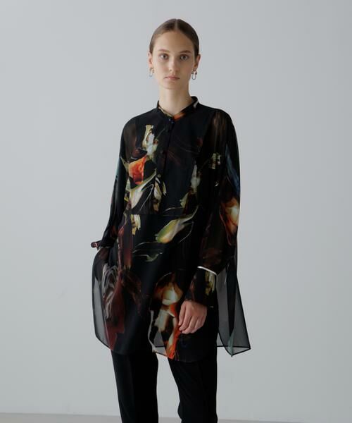 ADORE / アドーア シャツ・ブラウス | メルティングプリントブラウス | 詳細1