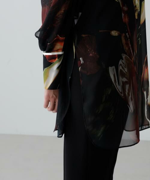 ADORE / アドーア シャツ・ブラウス | メルティングプリントブラウス | 詳細8