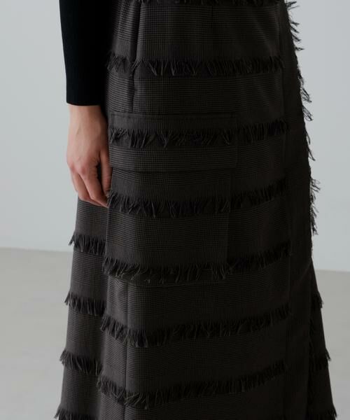 ADORE / アドーア スカート | フリンジチェックスカート | 詳細9