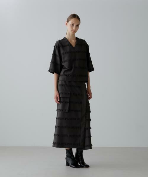 ADORE / アドーア スカート | フリンジチェックスカート | 詳細2