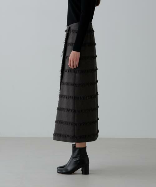 ADORE / アドーア スカート | フリンジチェックスカート | 詳細5
