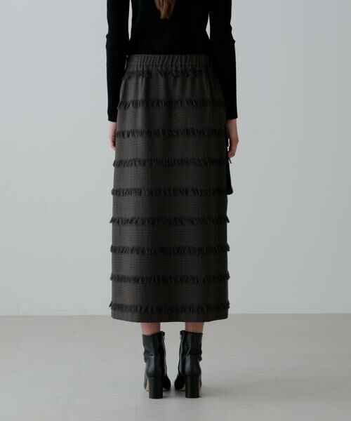 ADORE / アドーア スカート | フリンジチェックスカート | 詳細6