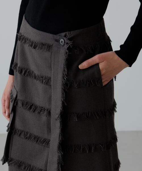 ADORE / アドーア スカート | フリンジチェックスカート | 詳細8