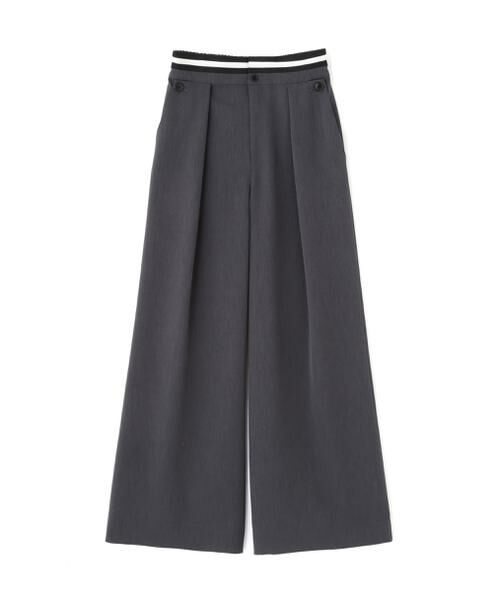 美品 アドーア/ADORE ガウチョパンツ 38 ネイビー 約4万円 送料込み ◇ドライタッチツイルパンツ （パンツ）｜ADORE / アドーア