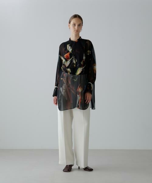 ADORE スフレジョーゼットパンツ 黒 約3万円 セール】 ◇ドライタッチジョーゼットパンツ （パンツ）｜ADORE