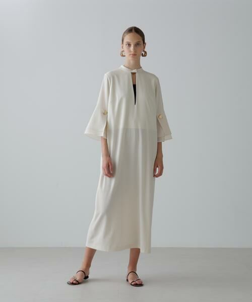 ADORE / アドーア ワンピース | シックアンドシンカチオンツイルワンピース | 詳細1