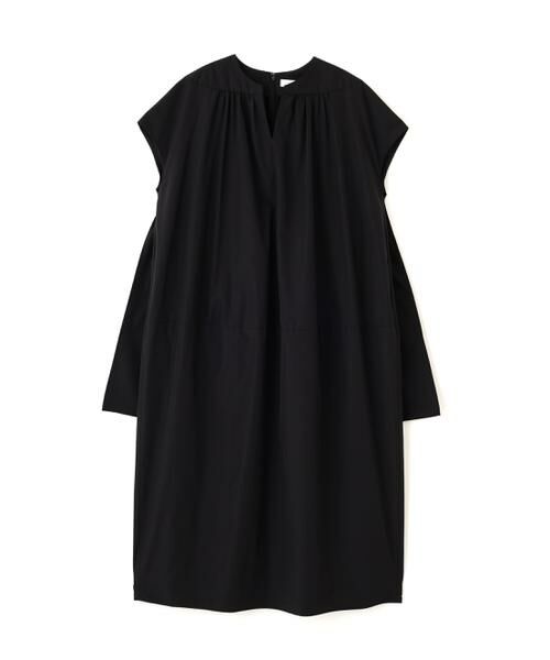 ADORE/アドーア シルキークリスピークロスワンピース ブラック 38 ADORE/アドーア シルキークリスピークロスワンピース ブラック 38
