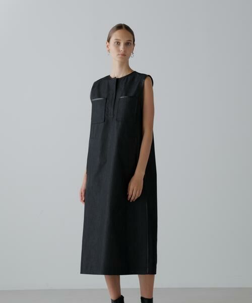 ADORE / アドーア ワンピース | デニムライクストレッチワンピース | 詳細3