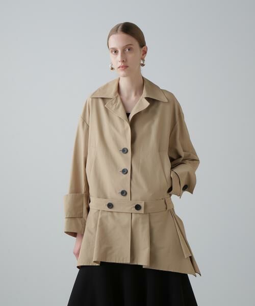 ADORE / アドーア テーラードジャケット | ◆コットンナイロングログランジャケット | 詳細4