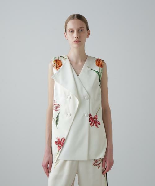 ADORE / アドーア テーラードジャケット | ◆ピクトリカルブックプリントジレ | 詳細1