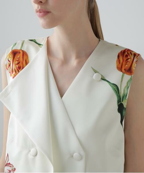 ADORE / アドーア テーラードジャケット | ◆ピクトリカルブックプリントジレ | 詳細6