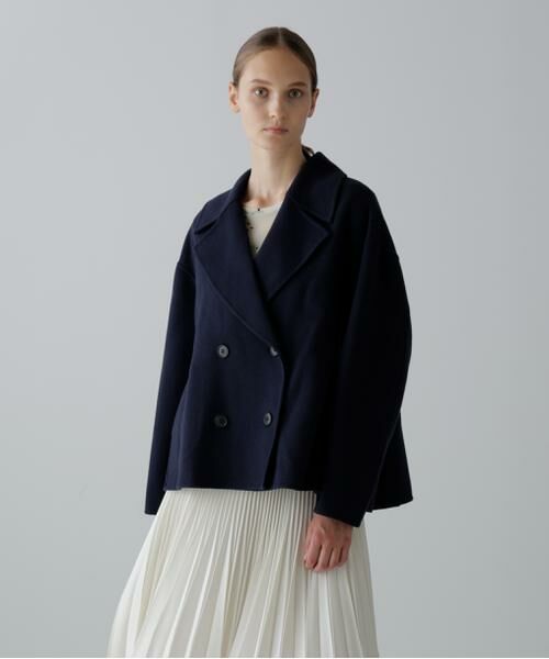 ADORE / アドーア テーラードジャケット | ソリッドウールリバージャケット | 詳細1