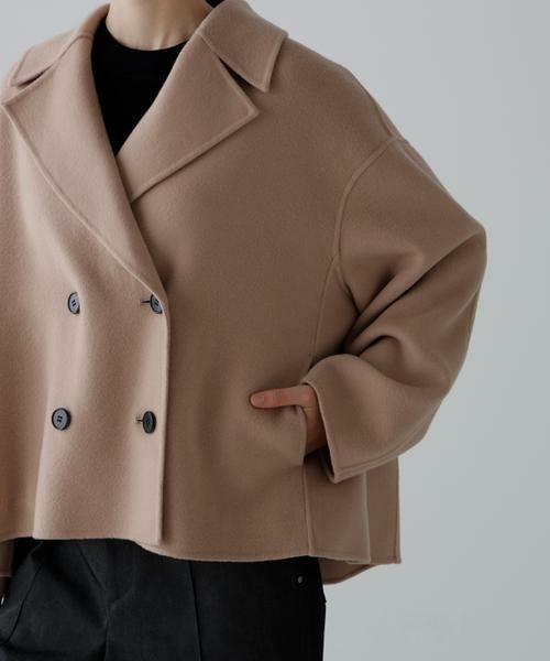 ADORE / アドーア テーラードジャケット | ソリッドウールリバージャケット | 詳細11