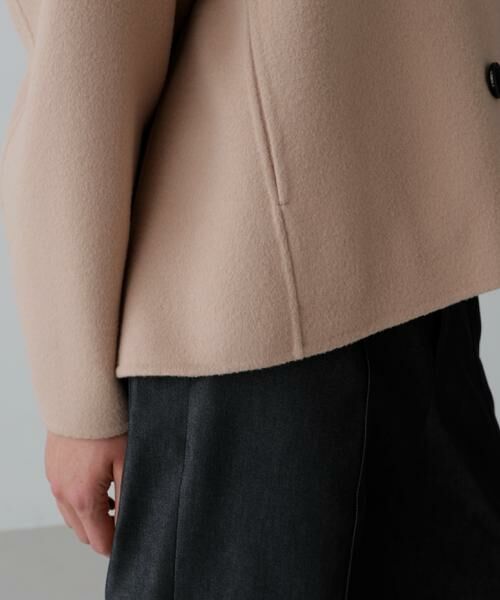 ADORE / アドーア テーラードジャケット | ソリッドウールリバージャケット | 詳細12