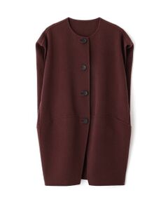 ADORE / アドーア テーラードジャケット | ソリッドウールリバーノーカラージレ