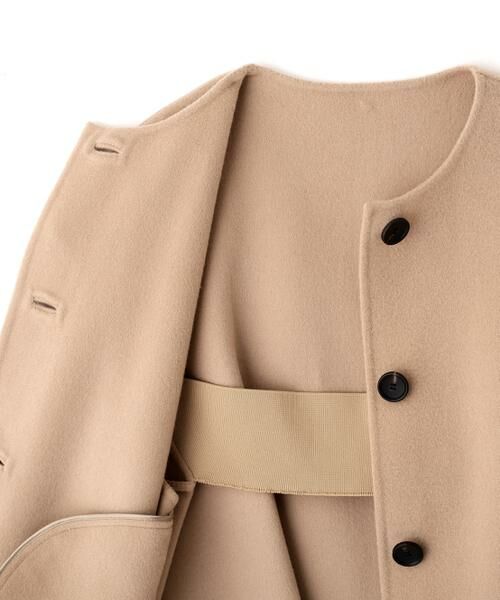 ADORE / アドーア テーラードジャケット | ソリッドウールリバーノーカラージレ | 詳細14