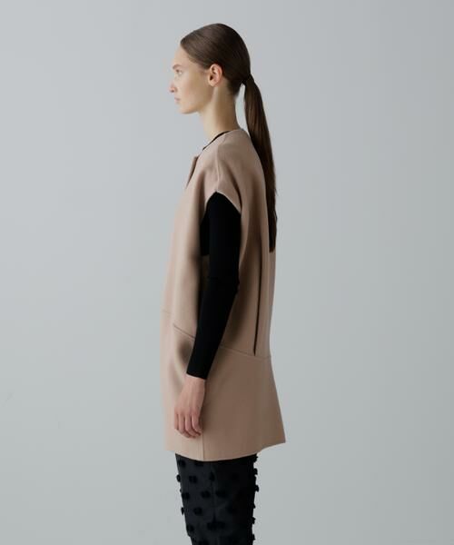 ADORE / アドーア テーラードジャケット | ソリッドウールリバーノーカラージレ | 詳細7