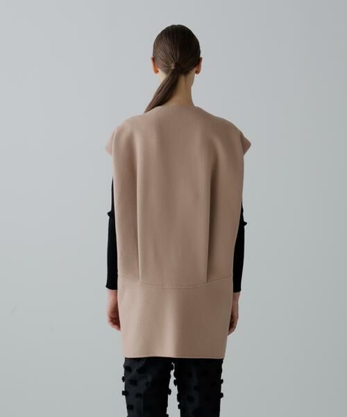 ADORE / アドーア テーラードジャケット | ソリッドウールリバーノーカラージレ | 詳細8