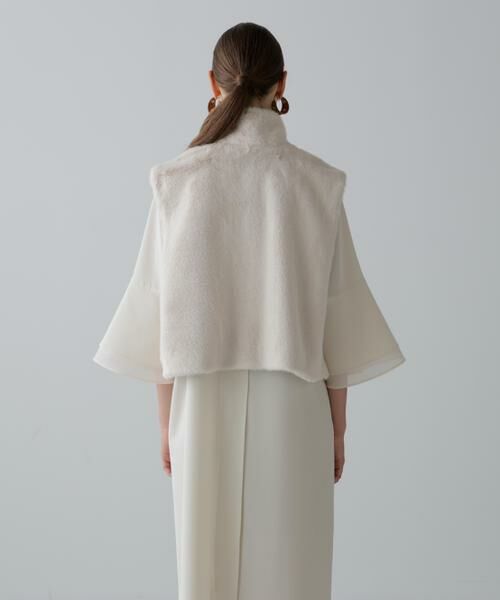 ADORE / アドーア テーラードジャケット | フェイクファーベスト | 詳細4