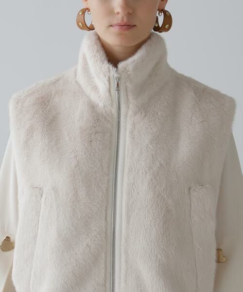 ADORE / アドーア テーラードジャケット | フェイクファーベスト | 詳細5