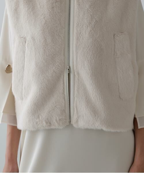 ADORE / アドーア テーラードジャケット | フェイクファーベスト | 詳細7