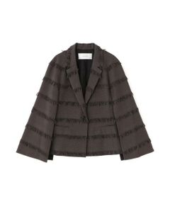 ADORE / アドーア テーラードジャケット | フリンジチェックジャケット