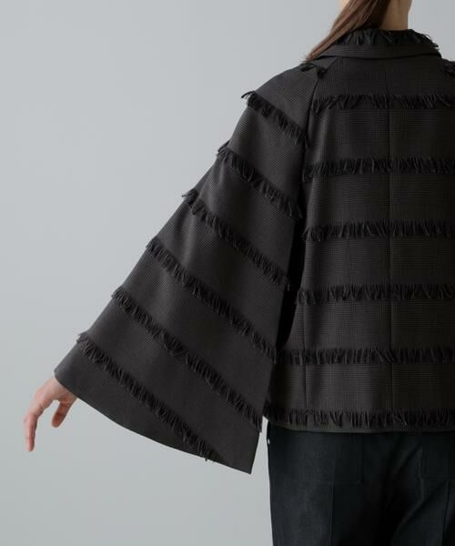 ADORE / アドーア テーラードジャケット | フリンジチェックジャケット | 詳細9