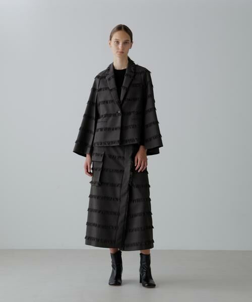 ADORE / アドーア テーラードジャケット | フリンジチェックジャケット | 詳細3