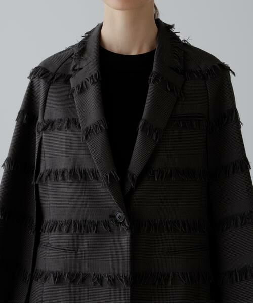 ADORE / アドーア テーラードジャケット | フリンジチェックジャケット | 詳細6