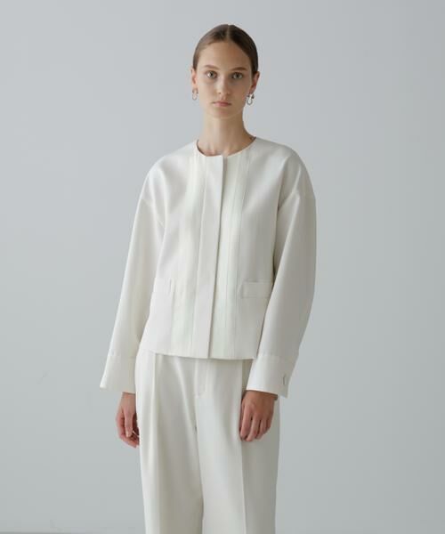 ADORE / アドーア テーラードジャケット | ストレッチジョーゼットジャケット | 詳細3