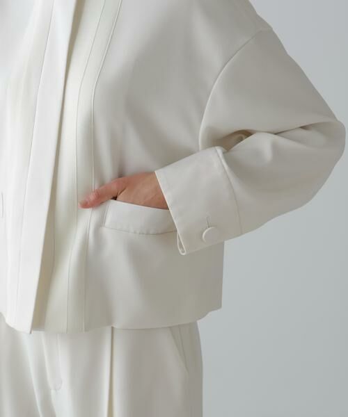 ADORE / アドーア テーラードジャケット | ストレッチジョーゼットジャケット | 詳細8