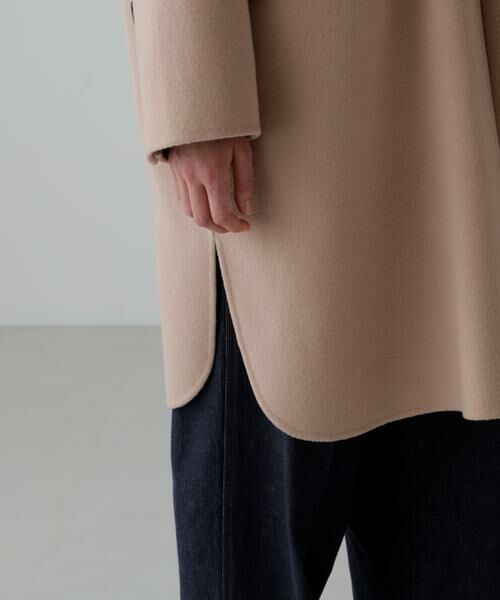 ADORE / アドーア アウター | ソリッドウールリバーノーカラーコート | 詳細12