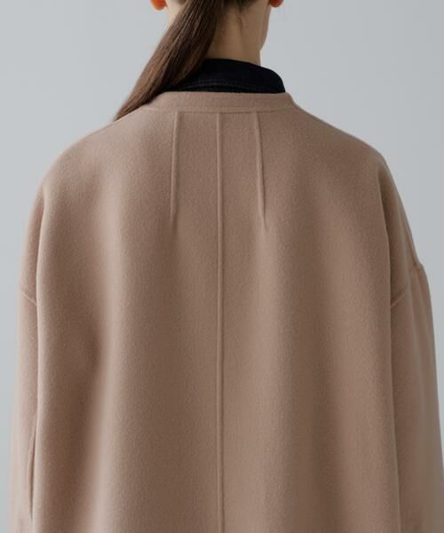 ADORE / アドーア アウター | ソリッドウールリバーノーカラーコート | 詳細13