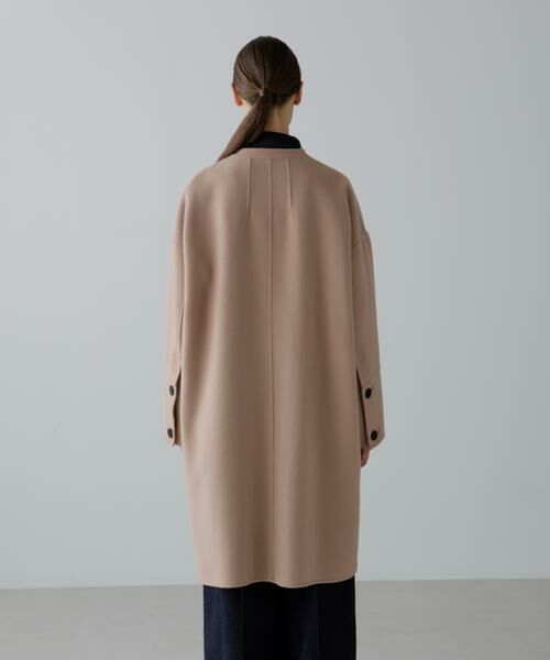 ADORE / アドーア アウター | ソリッドウールリバーノーカラーコート | 詳細8