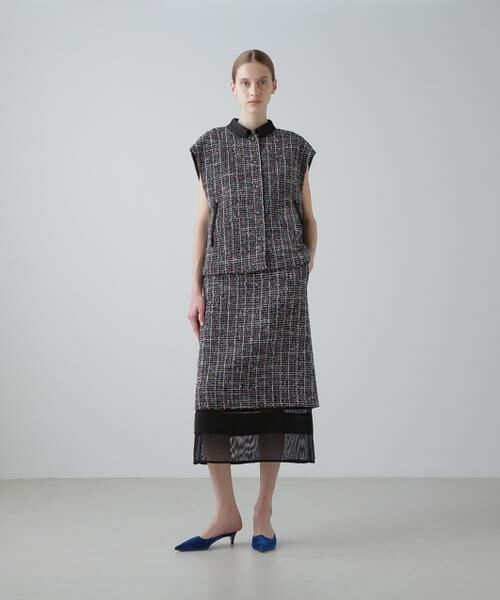 ADORE / アドーア スカート | <20周年記念>トリコロールツィードスカート | 詳細1