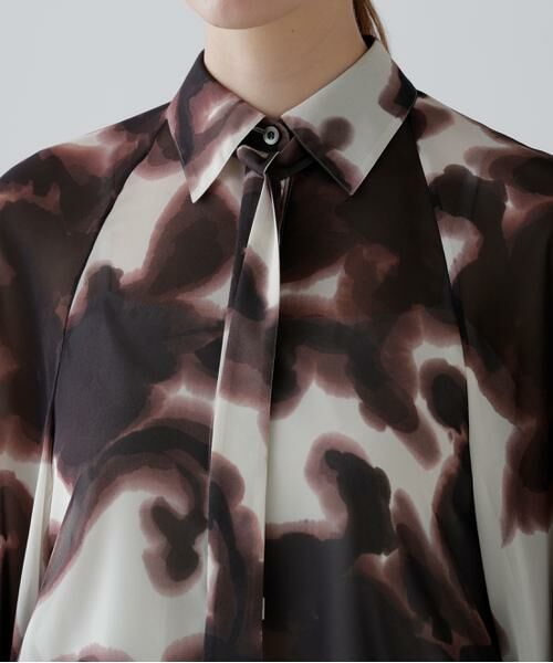ADORE / アドーア シャツ・ブラウス | ◆ロールシャッハプリントブラウス | 詳細5