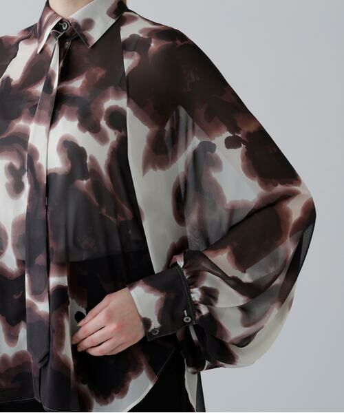 ADORE / アドーア シャツ・ブラウス | ◆ロールシャッハプリントブラウス | 詳細6