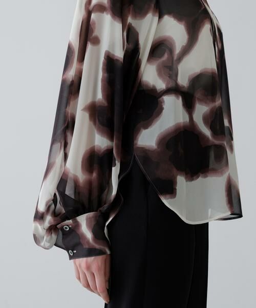 ADORE / アドーア シャツ・ブラウス | ◆ロールシャッハプリントブラウス | 詳細7