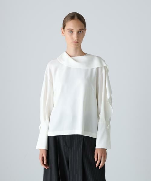 ADORE / アドーア シャツ・ブラウス | ◆バックサテンジョーゼットブラウス | 詳細1