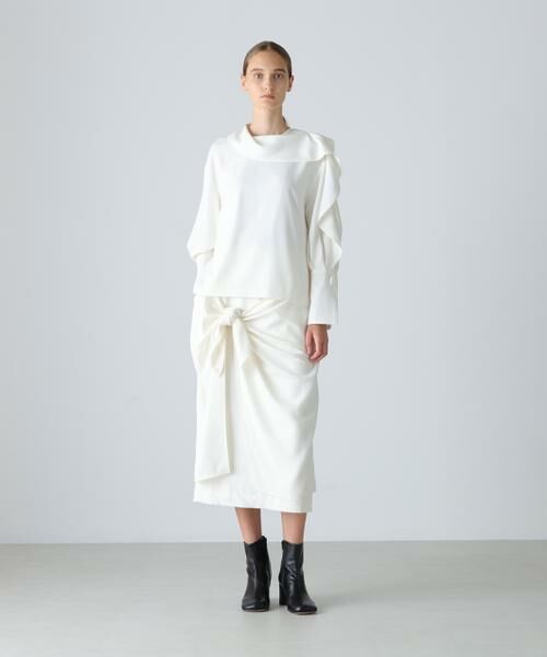 ADORE / アドーア シャツ・ブラウス | ◆バックサテンジョーゼットブラウス | 詳細3