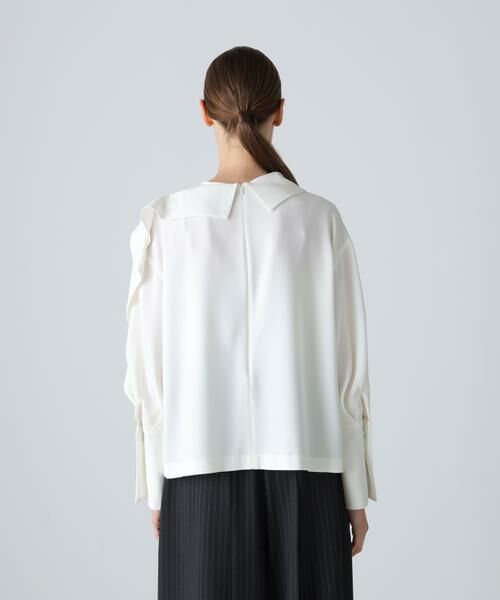 ADORE / アドーア シャツ・ブラウス | ◆バックサテンジョーゼットブラウス | 詳細5