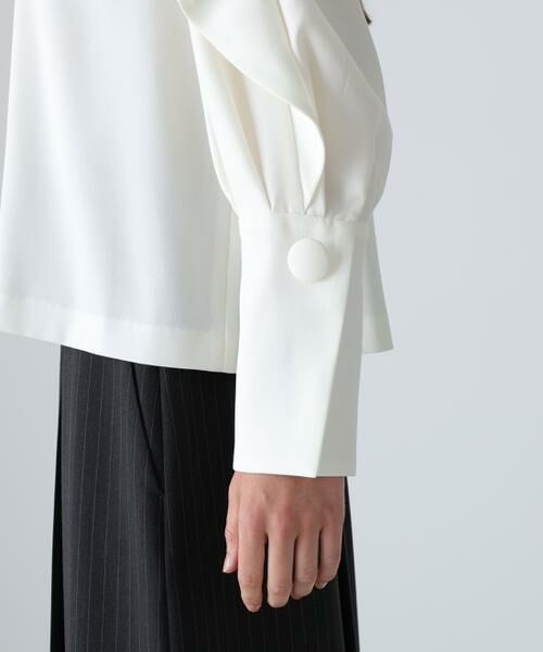 ADORE / アドーア シャツ・ブラウス | ◆バックサテンジョーゼットブラウス | 詳細8