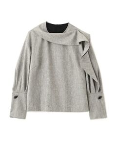 ADORE / アドーア シャツ・ブラウス | ◆トップヘリンボーンブラウス