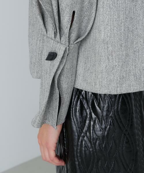 ADORE / アドーア シャツ・ブラウス | ◆トップヘリンボーンブラウス | 詳細9