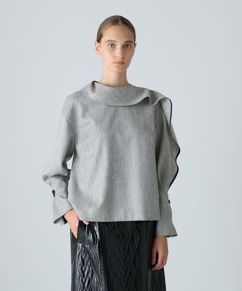 ADORE / アドーア シャツ・ブラウス | ◆トップヘリンボーンブラウス | 詳細1