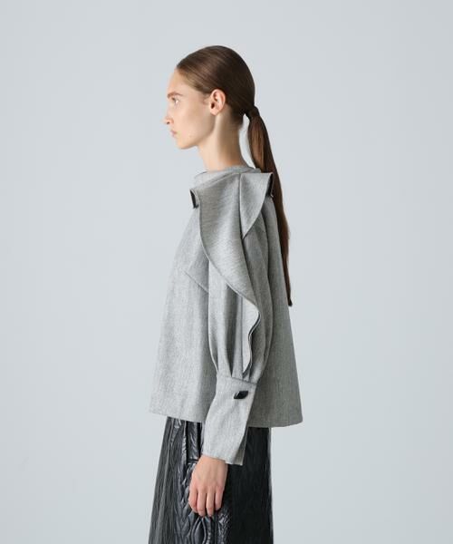 ADORE / アドーア シャツ・ブラウス | ◆トップヘリンボーンブラウス | 詳細4