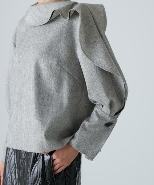 ADORE / アドーア シャツ・ブラウス | ◆トップヘリンボーンブラウス | 詳細7