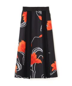 ADORE / アドーア スカート | ◆ドローイングフラワープリントスカート