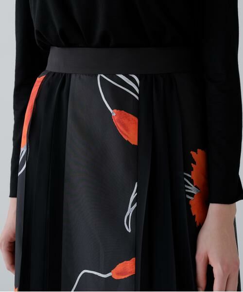 ADORE / アドーア スカート | ◆ドローイングフラワープリントスカート | 詳細5