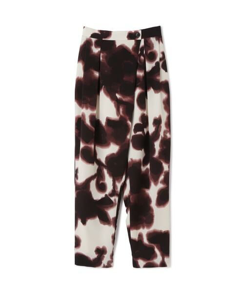 ADORE / アドーア パンツ | ◆ロールシャッハプリントパンツ(ブラウン)